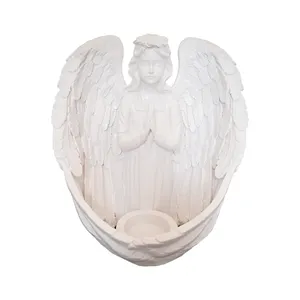 شمعدان مدل فرشته دعاگو بالدار مدرن مینیمال مناسب برای شمع وارمر