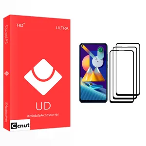 Coconut UD Glass Screen Protector For Samsung Galaxy M11 Pack Of 3