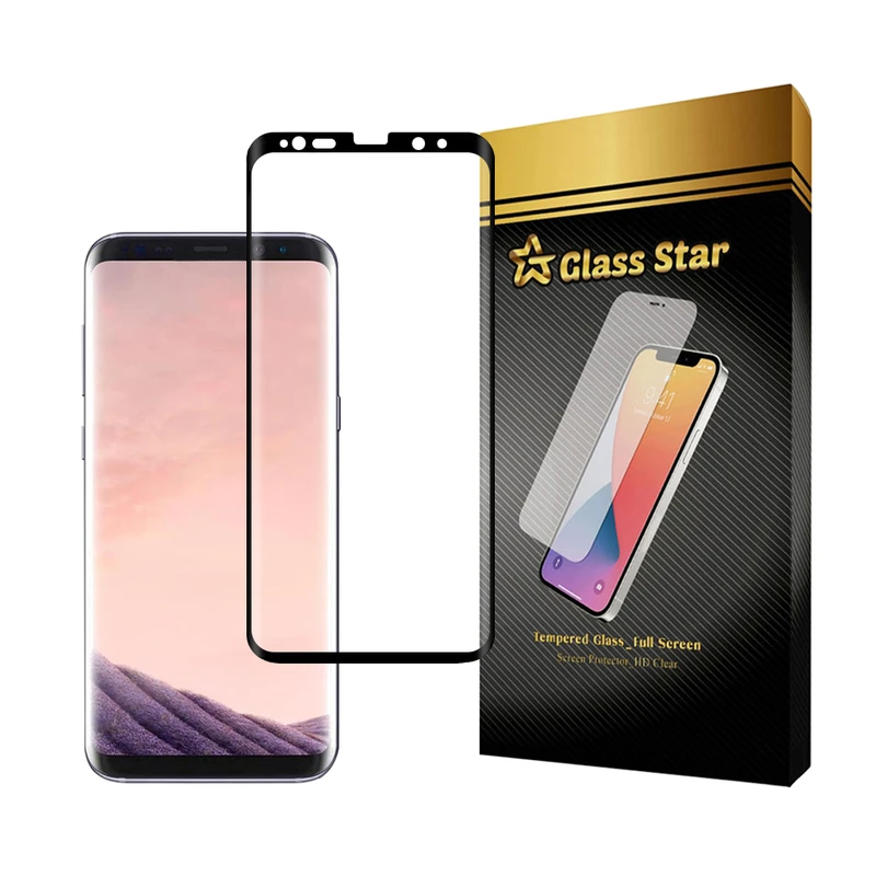 محافظ صفحه نمایش گلس استار مدل EDGNWGS مناسب برای گوشی موبایل سامسونگ Galaxy S8 Plus / Galaxy S9 Plus 