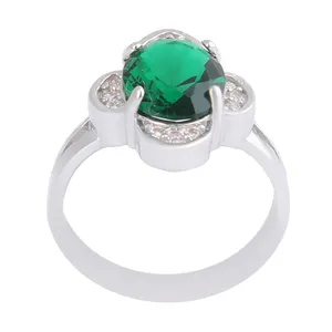 انگشتر نقره زنانه بازرگانی میلادی مدل سنگ کوارتز کد AWR_1061