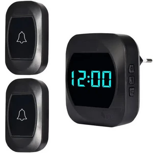 زنگ بی سیم مدل 2r195-bb به همراه دو عدد شستی