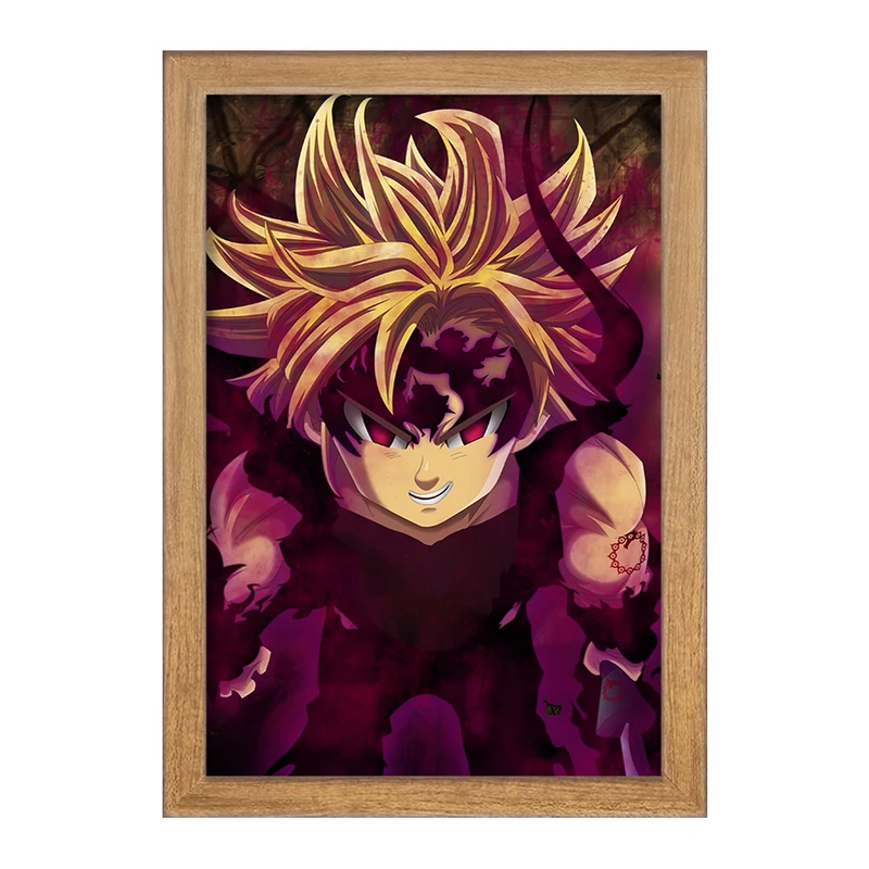 تابلو خندالو مدل ملیوداس انیمه هفت گناه کبیره  کد 17531