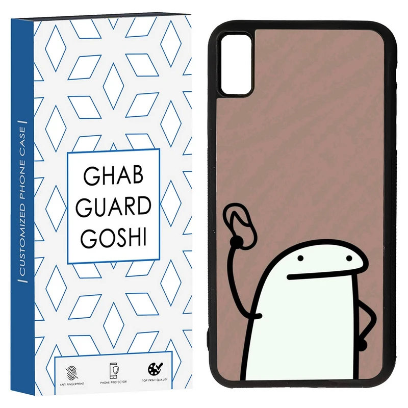 کاور قاب گارد گوشی طرح فان کد TPU-244 مناسب برای گوشی موبایل اپل Iphone XS MAX/ X MAX