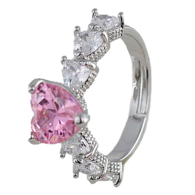 انگشتر زنانه مدل قلب کد ri534