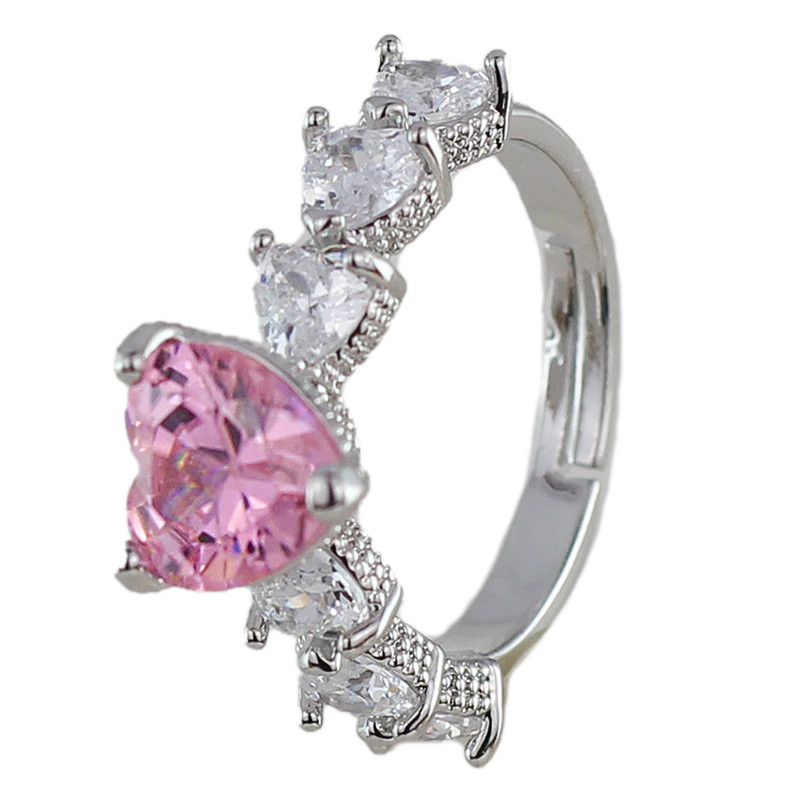 انگشتر زنانه مدل قلب کد ri534