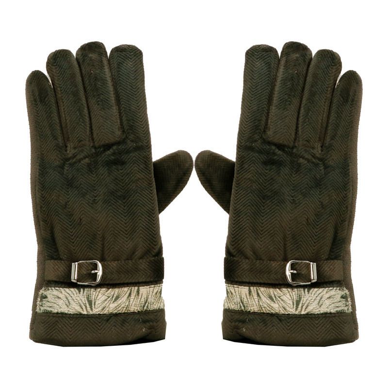 دستکش مردانه مدل VATER رنگ سبز تیره