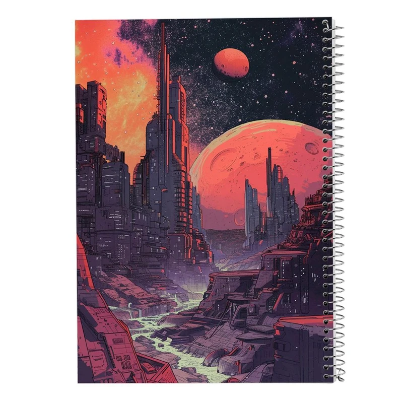 دفتر نقاشی 50 برگ مدوپد مدل ماه کد DF15492