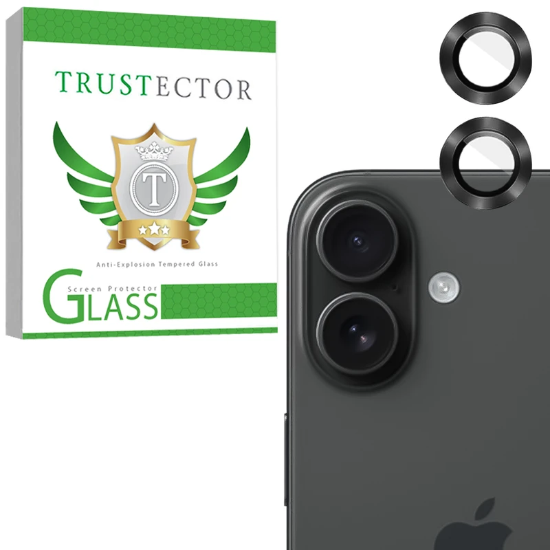 محافظ لنز دوربین فلزی تراستکتور مدل RINT20 مناسب برای گوشی موبایل اپل iPhone 16 / 16 Plus