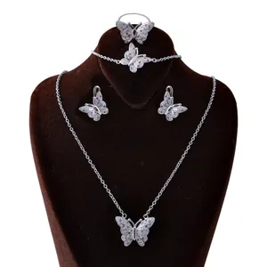   ست نقره زنانه بازرگانی میلادی کد NTR_135 