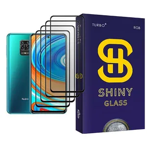 Atouchbo Shiny Glass MIX004 Screen Protector For Xiaomi Redmi Note 9 Pro Max Pack Of 4