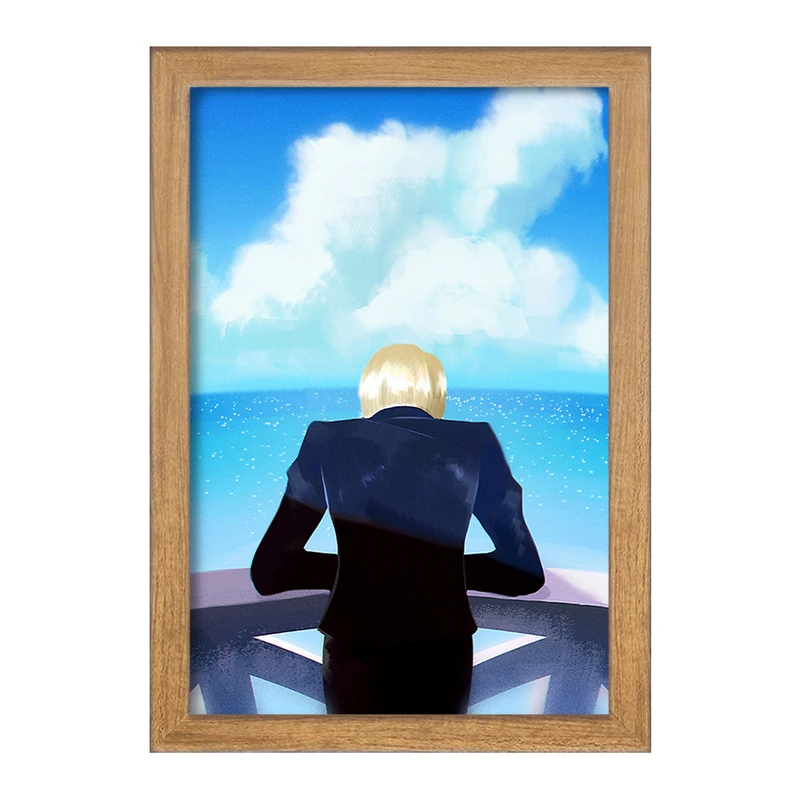 تابلو خندالو مدل سانجی انیمه وان پیس One Piece  کد 11449