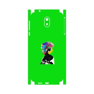MAHOOT Collage of Women Portrait 3-FullSkin Cover Sticker for Nokia 3.1