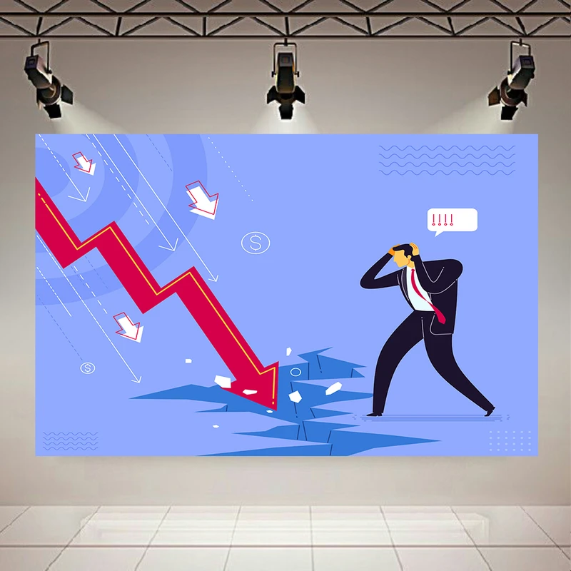 پوستر پارچه ای طرح مخمل ضرر مالی مدل شکست کد AR305168