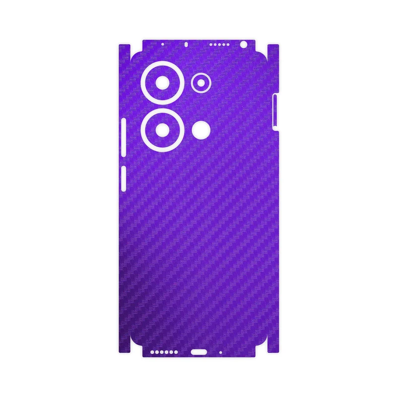 برچسب پوششی ماهوت مدل Purple-Fiber-FullSkin مناسب برای گوشی موبایل شیائومی Poco M6 Pro 4G