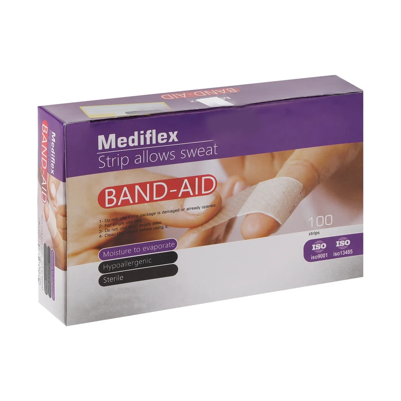 چسب زخم مدیفلکس مدل Aid01 بسته 100 عددی چسب زخم مدیفلکس مدل Aid01 بسته 100 عددی