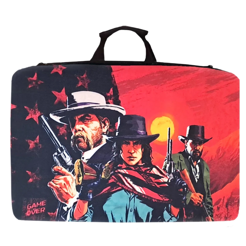 کیف حمل کنسول پلی استیشن 5 اسلیم مدل Red dead KE5104 slim