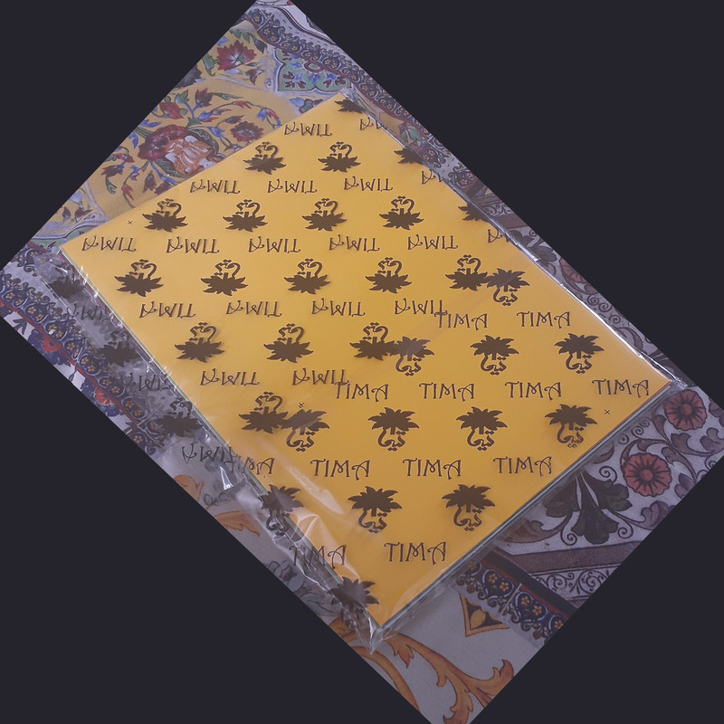 مقوا رنگی تیما کد 005 سایز 20x30 سانتی متر بسته 30 عددی