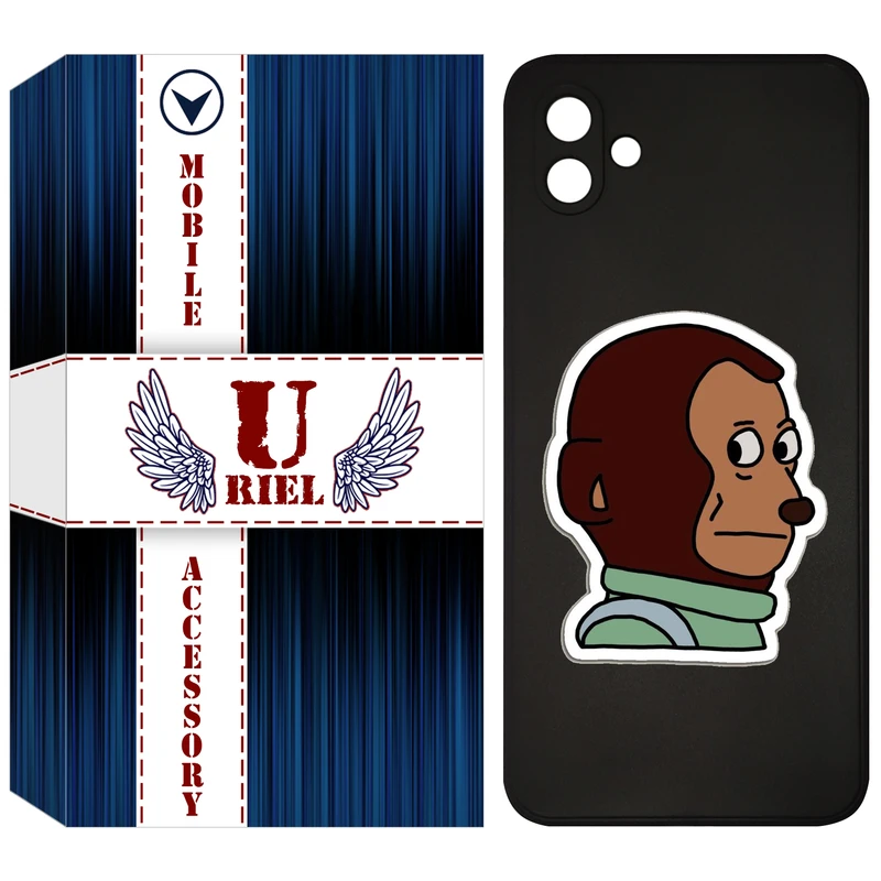 کاور یوریل مدل KSH کد 88 طرح میمون مناسب برای گوشی موبایل سامسونگ Galaxy A05