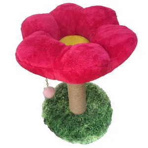 اسکرچر و جای خواب گربه مدل گل