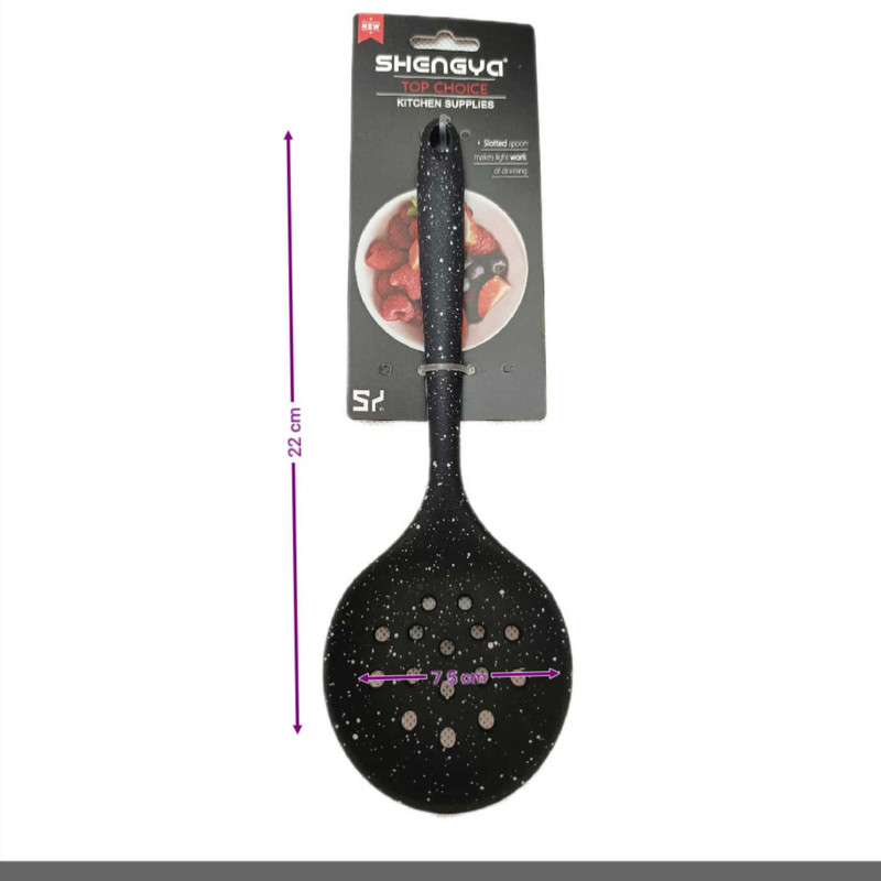 سرویس کفگیر و ملاقه 4 پارچه شنگیا مدل سیلیکونی کهکشانی طرح مینیاتوری