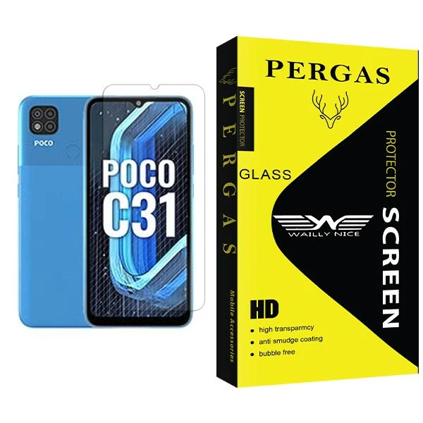 محافظ صفحه نمایش وایلی نایس مدل Pergas Glass MIX001 مناسب برای گوشی موبایل شیائومی Poco C31