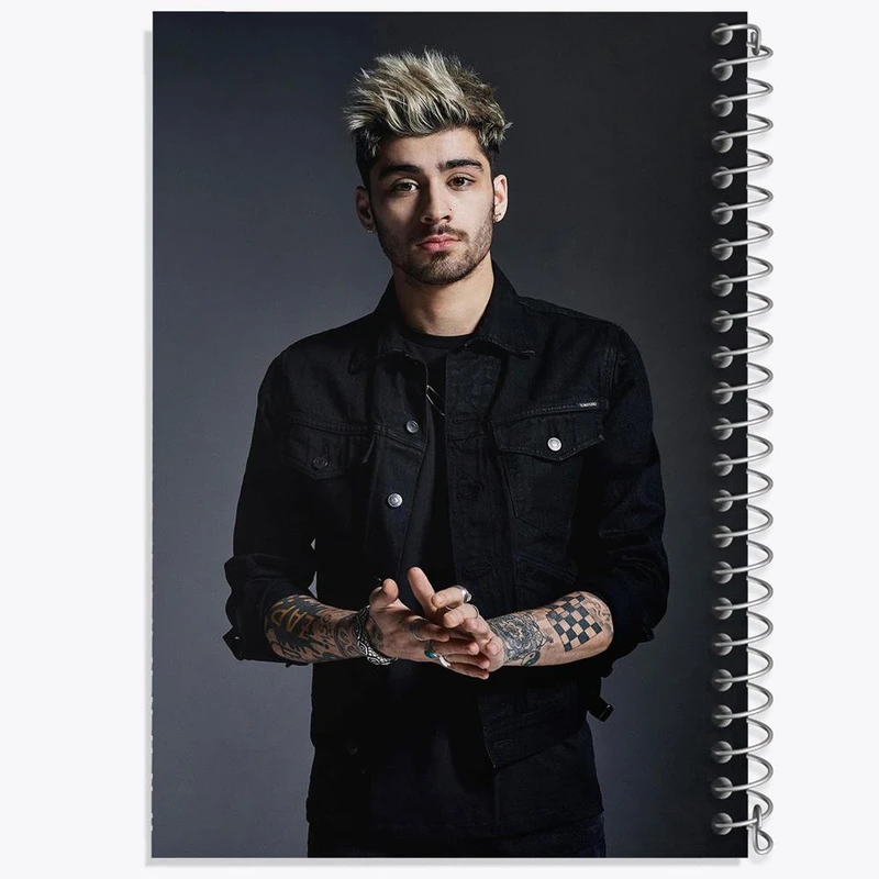 دفتر مشق 50 برگ خندالو مدل زین مالیک گروه موسیقی وان دایرکشن One Direction کد 18953