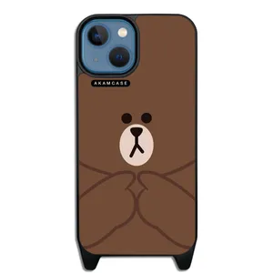 AKAM AMCWLA14-BROWN1 Cover For Apple iPhone 14
