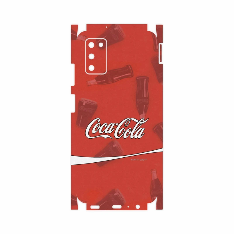 برچسب پوششی ماهوت مدل Coca-Cola-Logo-FullSkin مناسب برای گوشی موبایل سامسونگ Galaxy A03S