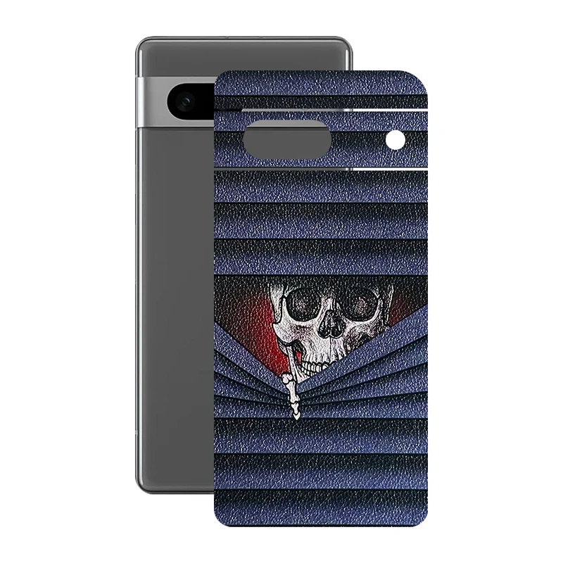برچسب پوششی ریمکس مدل Leth طرح اسکلت مناسب برای گوشی موبایل گوگل Pixel 7a