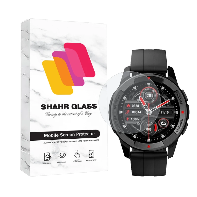  محافظ صفحه نمایش شهر گلس مدل SIMWATCHSH مناسب برای ساعت هوشمند شیائومی Mibro Watch X1