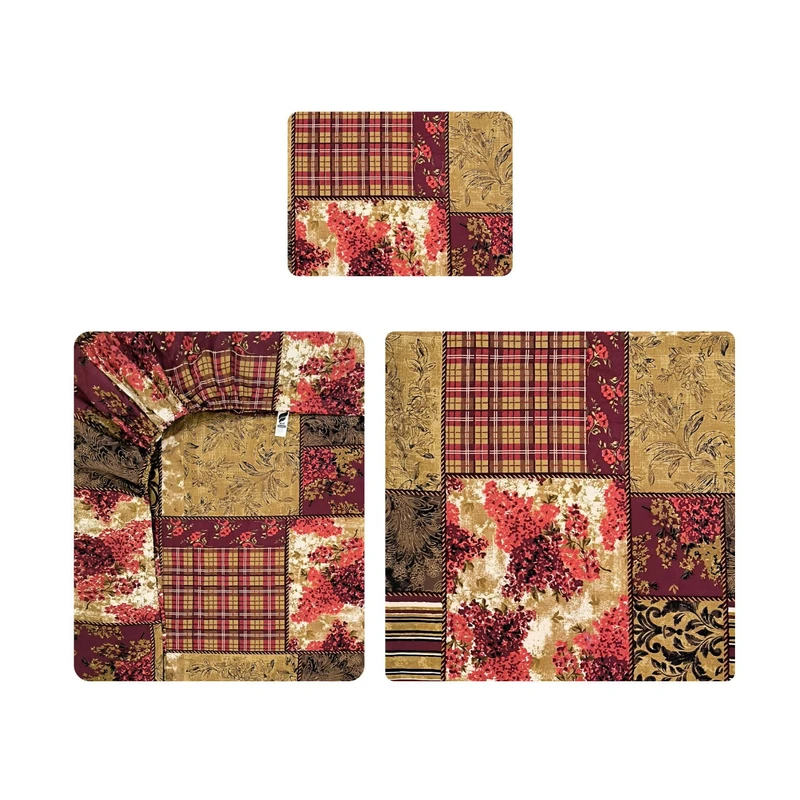 سرویس روتختی 1 نفر 3 تکه آدنو مدل الیزه کد FI52