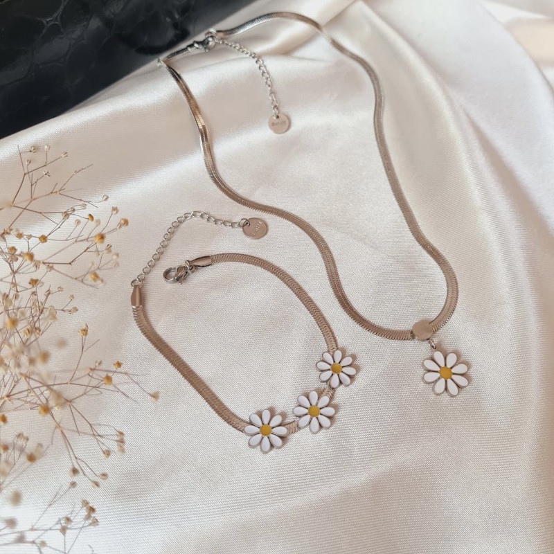 نیم ست زنانه مدل بابونه ماری مار نیم ست زنانه مدل بابونه ماری مار