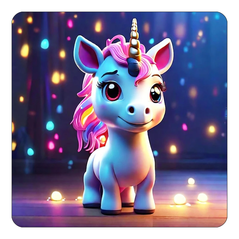 مگنت کاکتی طرح اسب تک شاخ و یونیکورن مدل mp30850