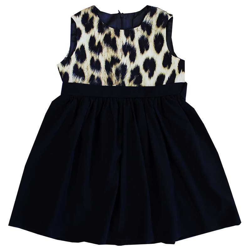 پیراهن دخترانه مدل پلنگی