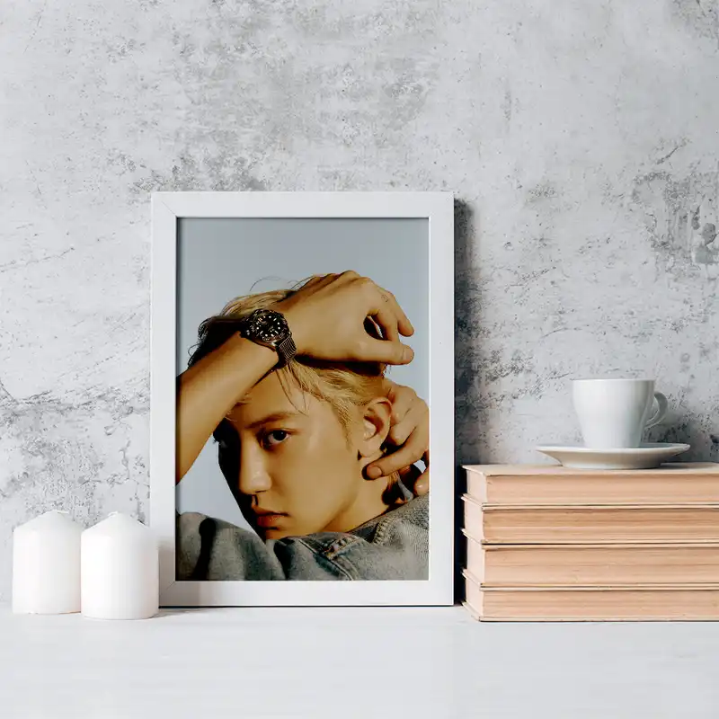 تابلو خندالو مدل چانیول گروه اکسو EXO کد 16807