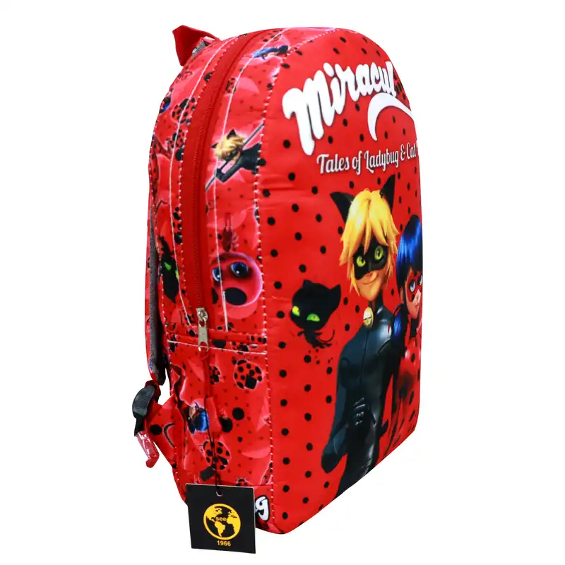 کوله پشتی بچگانه سیی مدل دختر کفشدوزکی و پسر گربه ای کد 1824.8