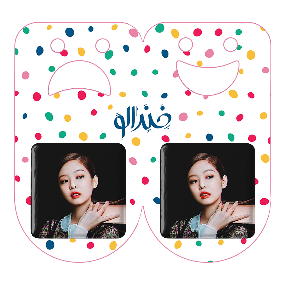 پیکسل خندالو مدل جنی بلک پینک کد 14043 به همراه مگنت