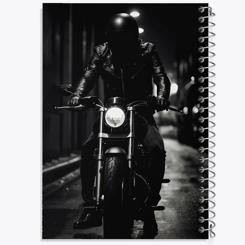 دفتر شطرنجی 50 برگ خندالو مدل موتور سیکلت کد F2677