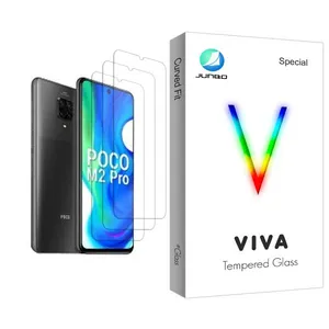 Junbo Viva Glass MIX003 Screen Protector For Xiaomi Poco M2 Pro Pack Of 3