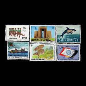 تمبر یادگاری مدل خارجی مجموعه 6 عددی 