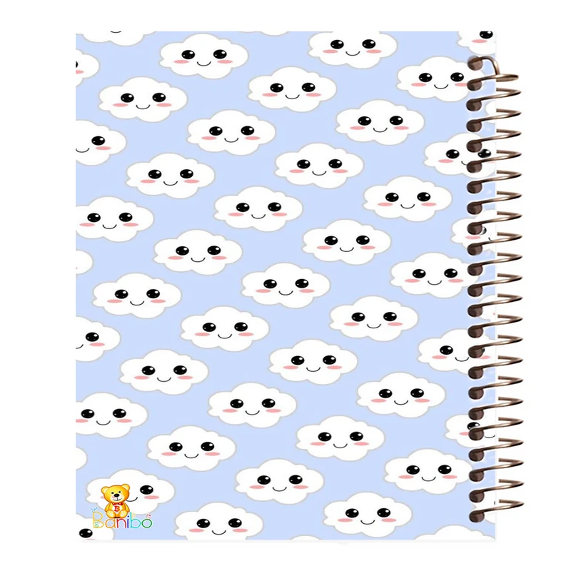 دفتر مشق 100 برگ بانیبو طرح  ابر کد 313