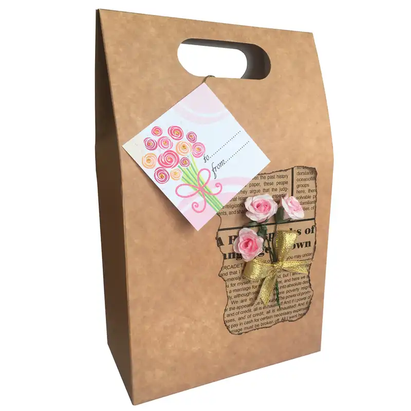 پاکت هدیه طرح گل رز مدل KO.SO