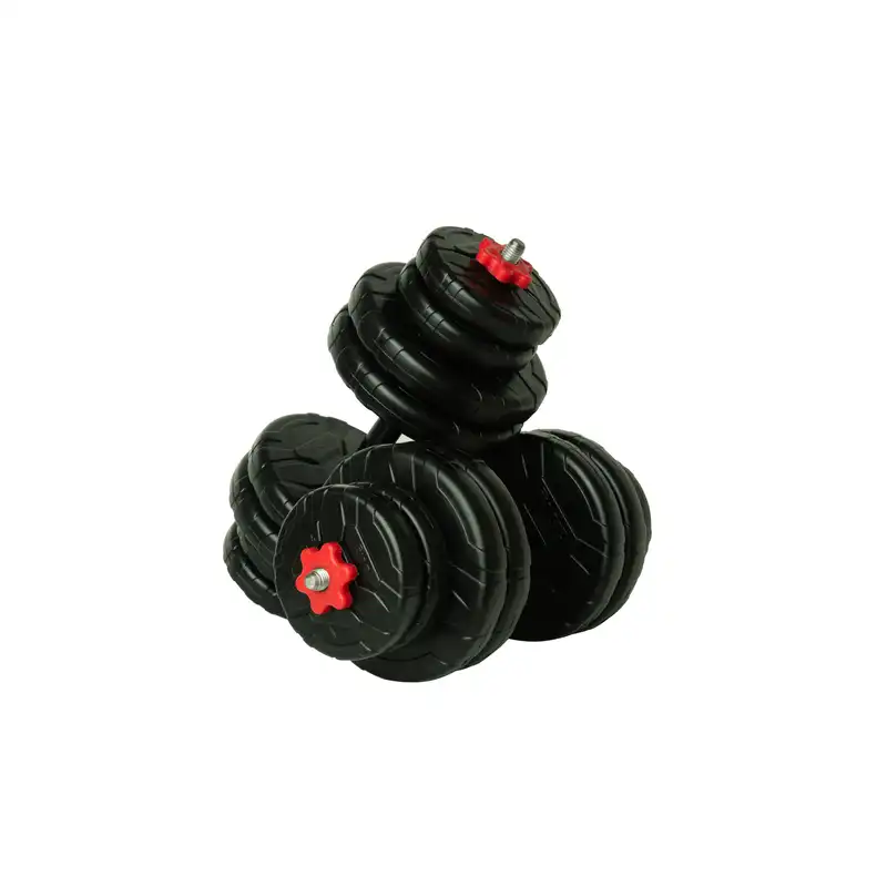 دمبل رادیس فیت مدل DVP-14-mix1 وزن 14 کیلوگرم بسته 2 عددی