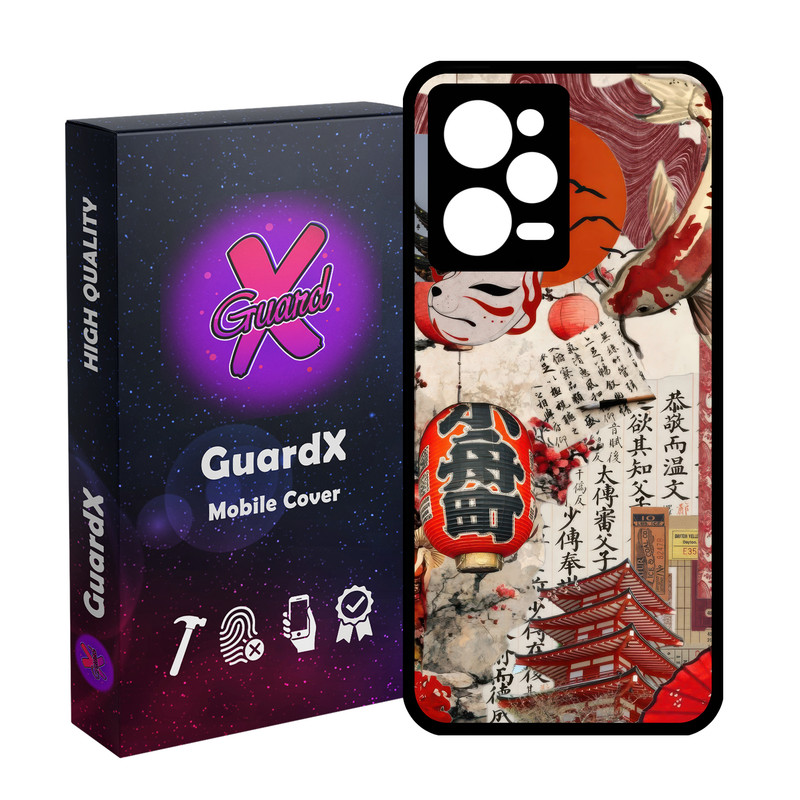کاور گارد ایکس طرح معبد ژاپن مدل 11153 مناسب برای گوشی موبایل شیائومی Redmi Note 12 Pro 5G/Poco X5 Pro 