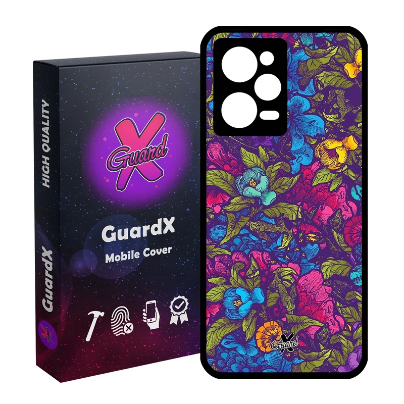 کاور گارد ایکس طرح Flower مدل Glass10224 مناسب برای گوشی موبایل شیائومی Redmi Note 12 Pro 5G/Poco X5 Pro 5G/Note 12 Pro Pro speed