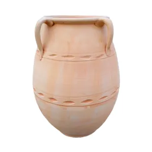 گلدان سفالی مدل زیرخاکی خمره ای کد pat80