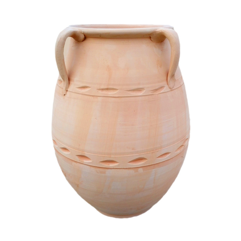 گلدان سفالی مدل زیرخاکی خمره ای کد pat80