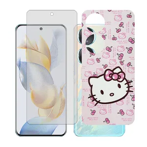 Glass together model transparent screen protector suitable for Honor 70 mobile phone with back cover sticker