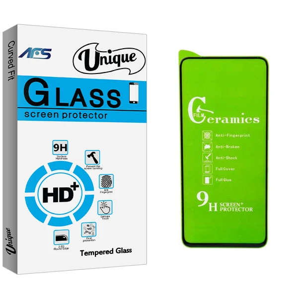 محافظ صفحه نمایش ای اف اس مدل Unique Glass مناسب برای گوشی موبایل شیائومی Redmi Note 9S