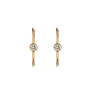 گوشواره طلا 18 عیار زنانه پرسته مدل WE680